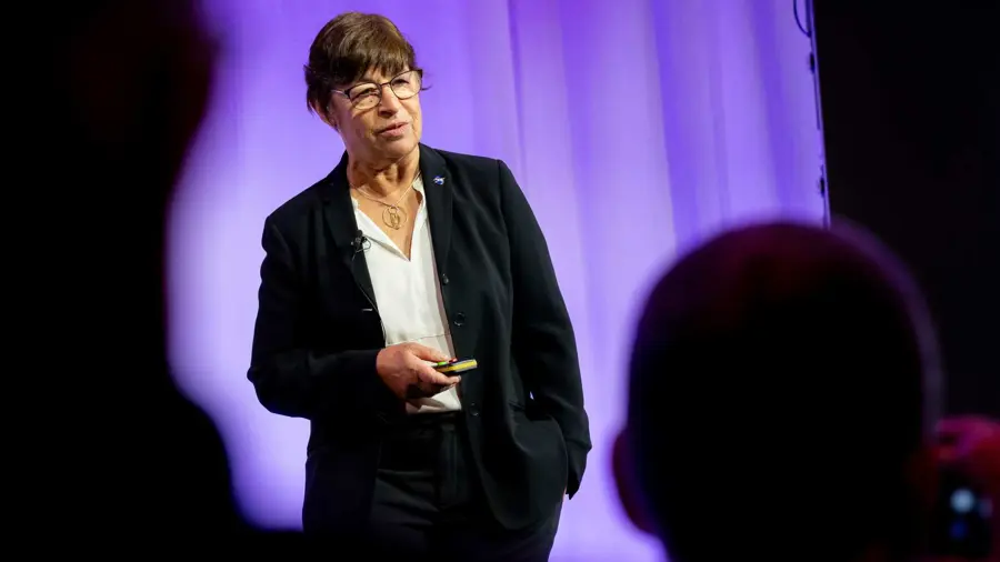 Lynn Rothschild speaking at the ARIA Summit 2025